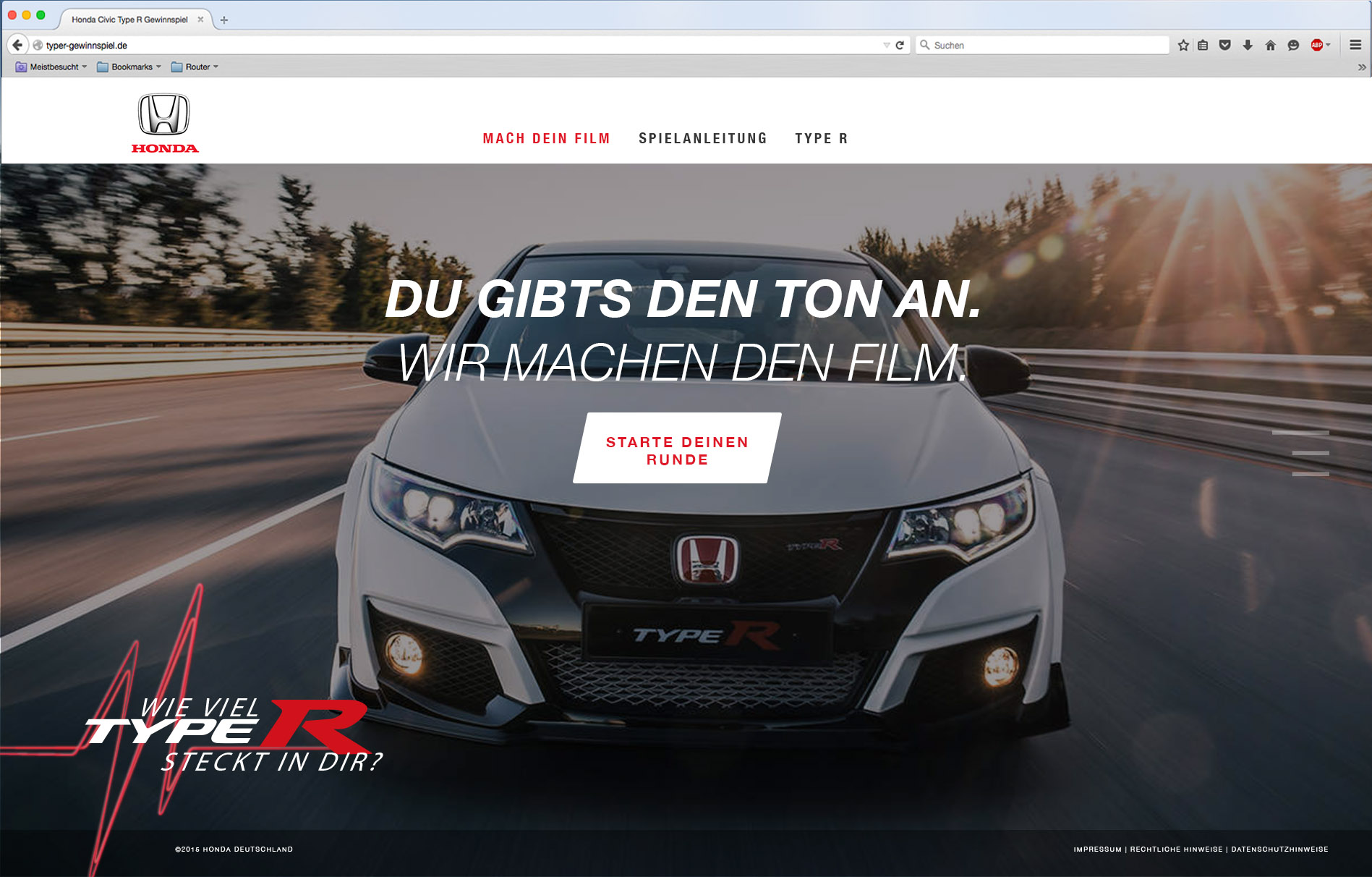 Wieviel Type R steckt in Dir?